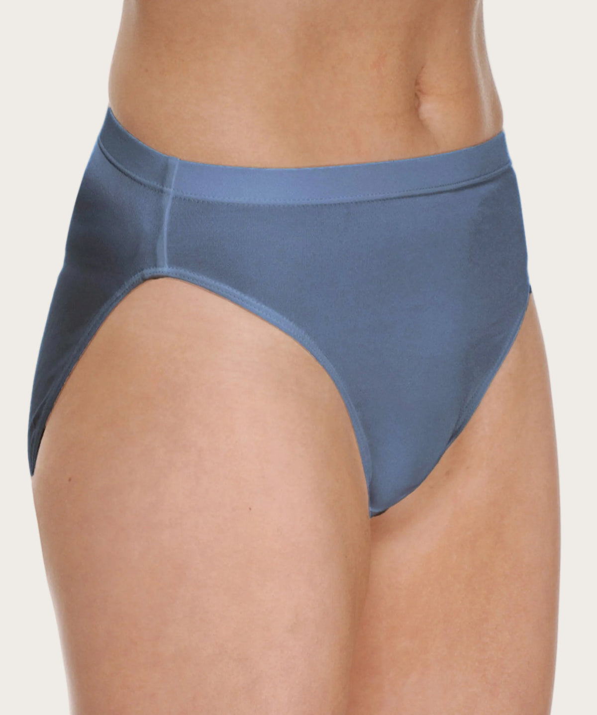 Blue silk underwear