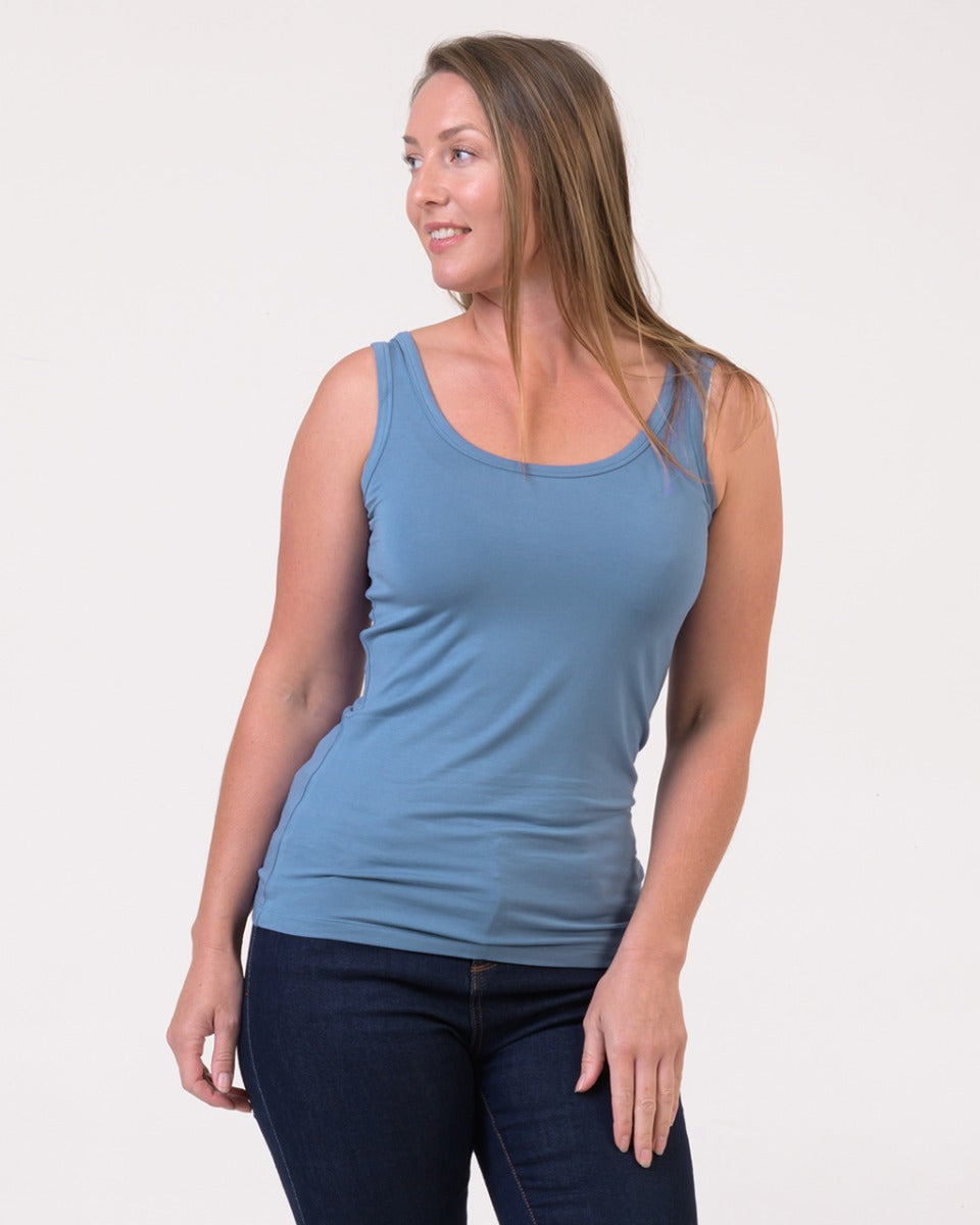 Bamboo Singlet Top