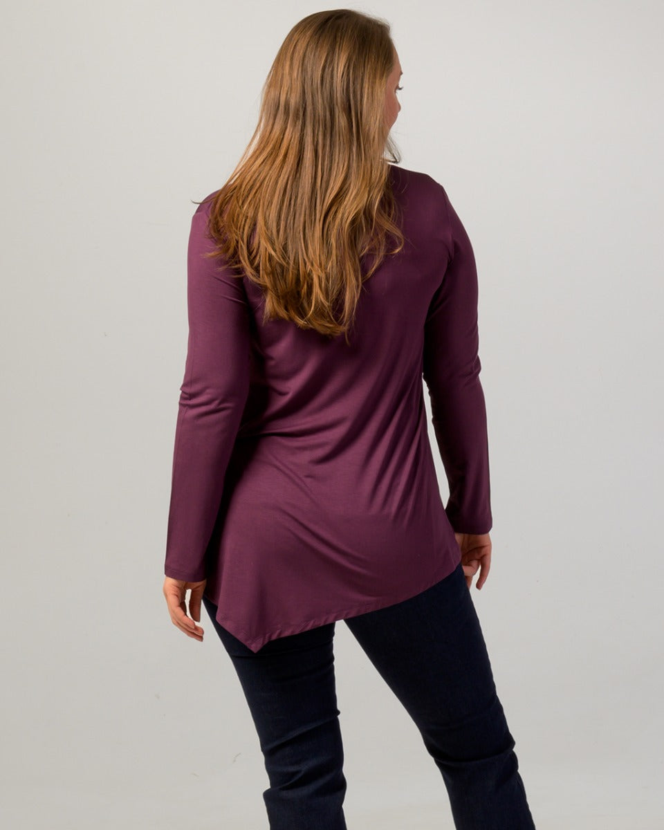 Bamboo Long Sleeve Swing Top