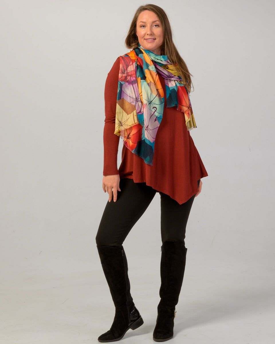 Bamboo Long Sleeve Swing Top