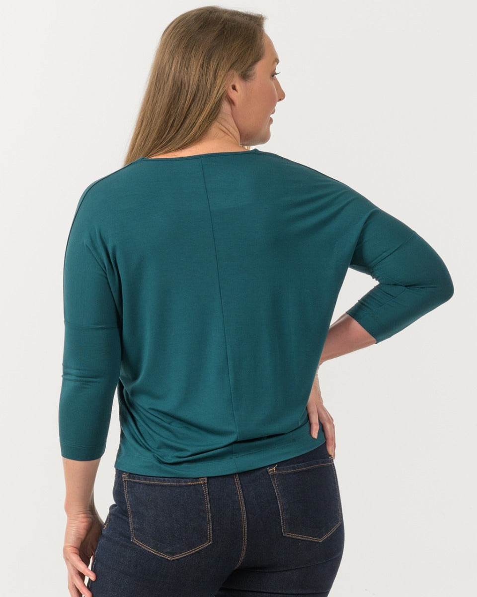 Bamboo Relaxed 3/4 Sleeve Top