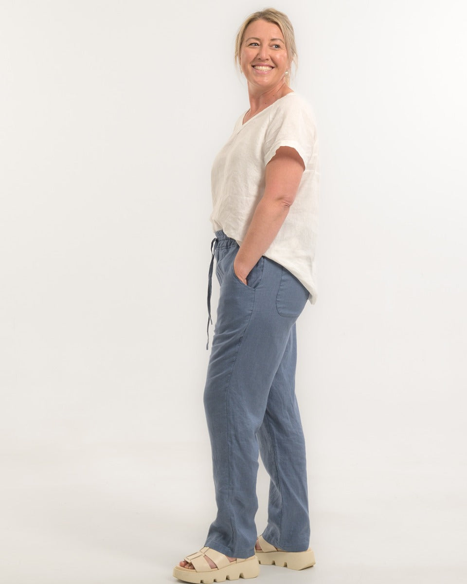 Hemp Drawstring Trousers