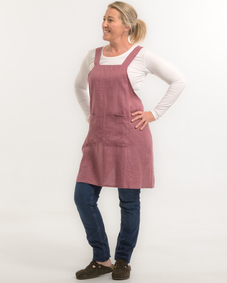 Hemp Cross-Back Apron