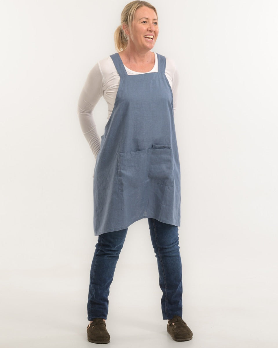 Hemp Cross-Back Apron