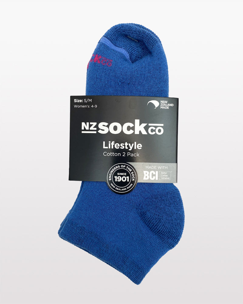 Cotton Ankle Socks 2 Pack