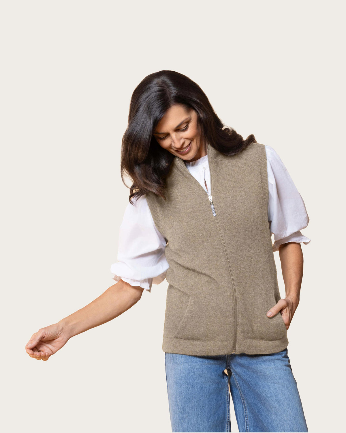 Possum Merino Sleeveless Jacket