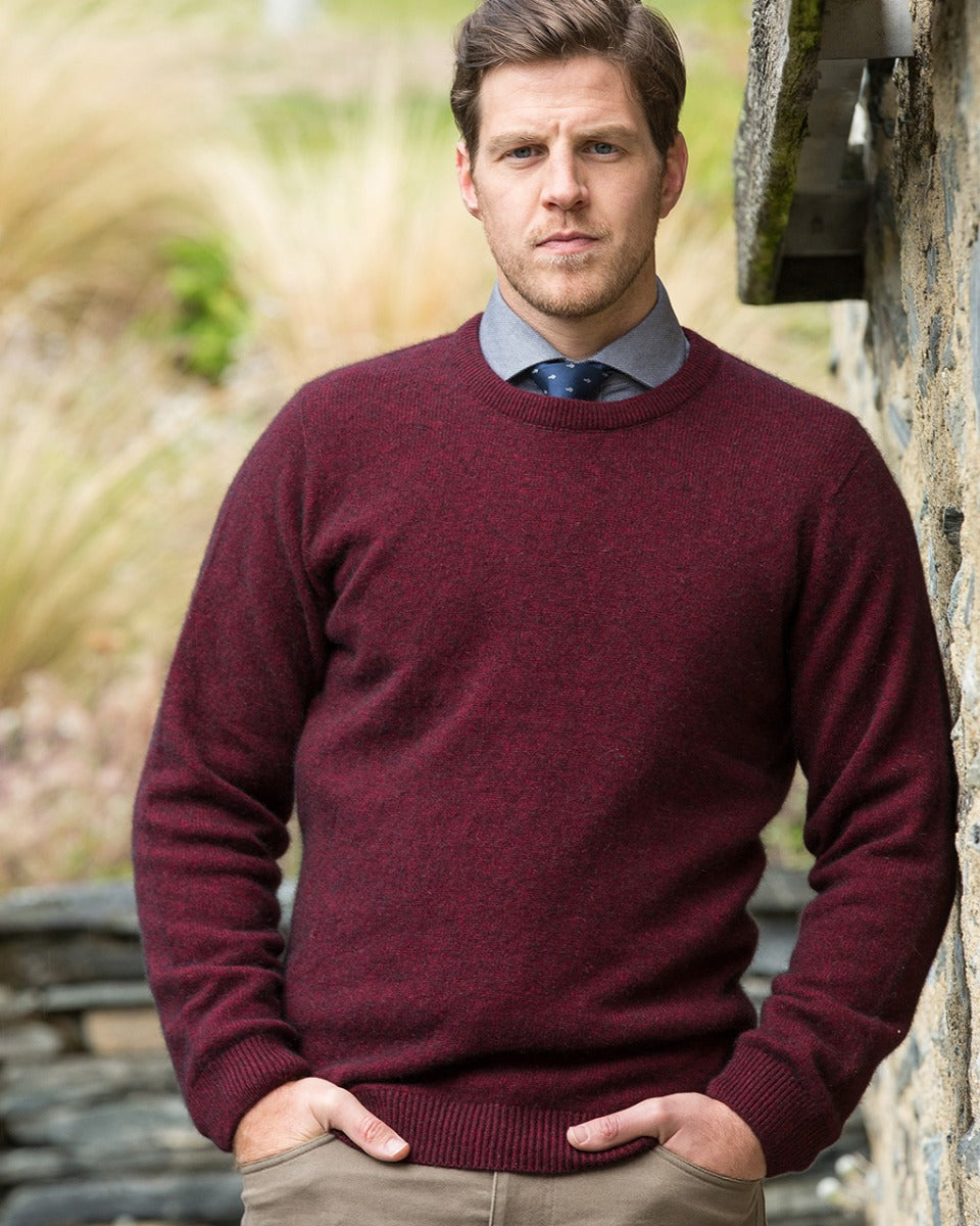 Possum Merino Cambridge Crew Sweater