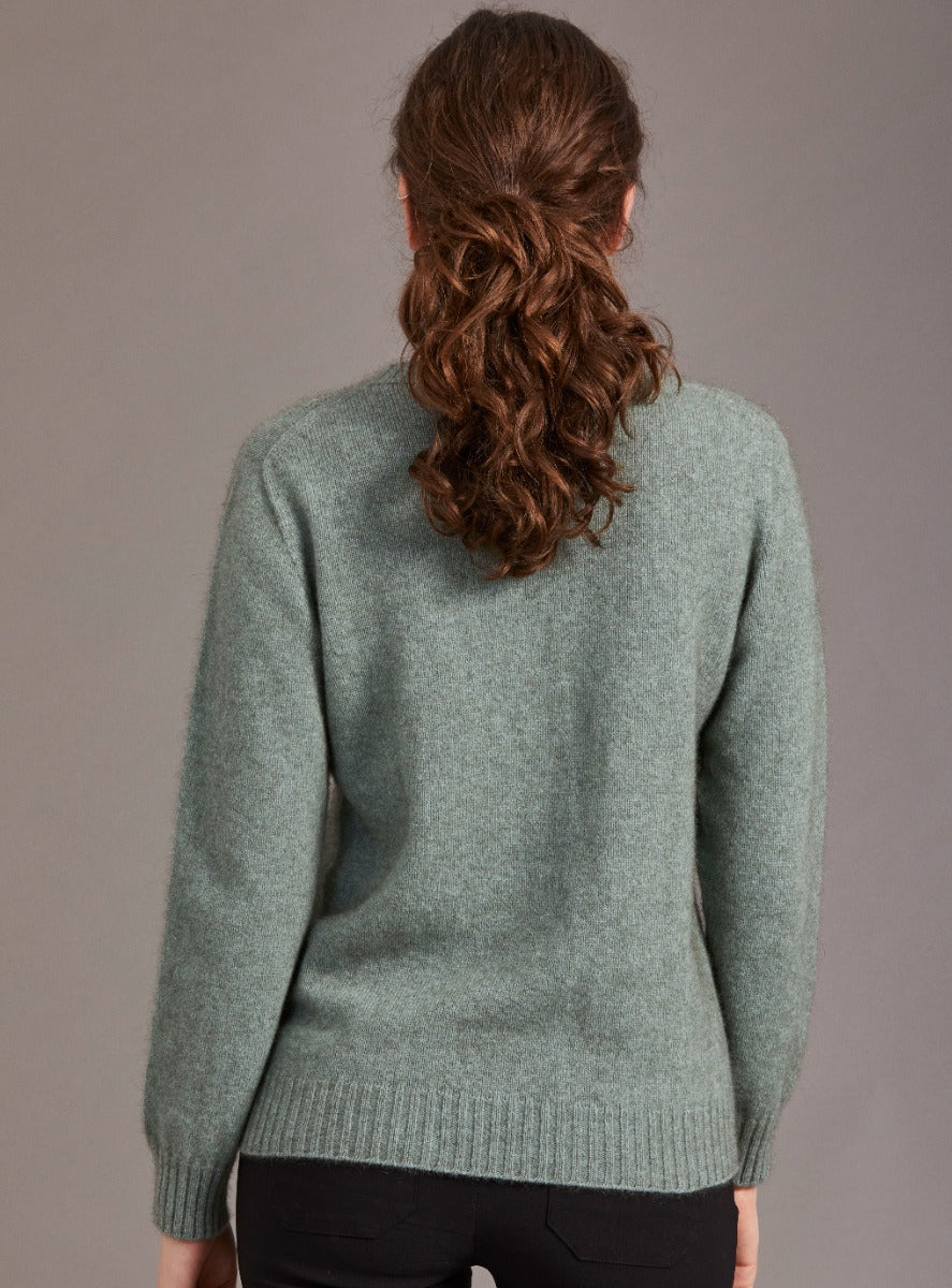 Possum Merino Cable & Lace Sweater