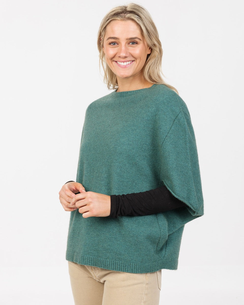 Possum Merino Cape Sweater