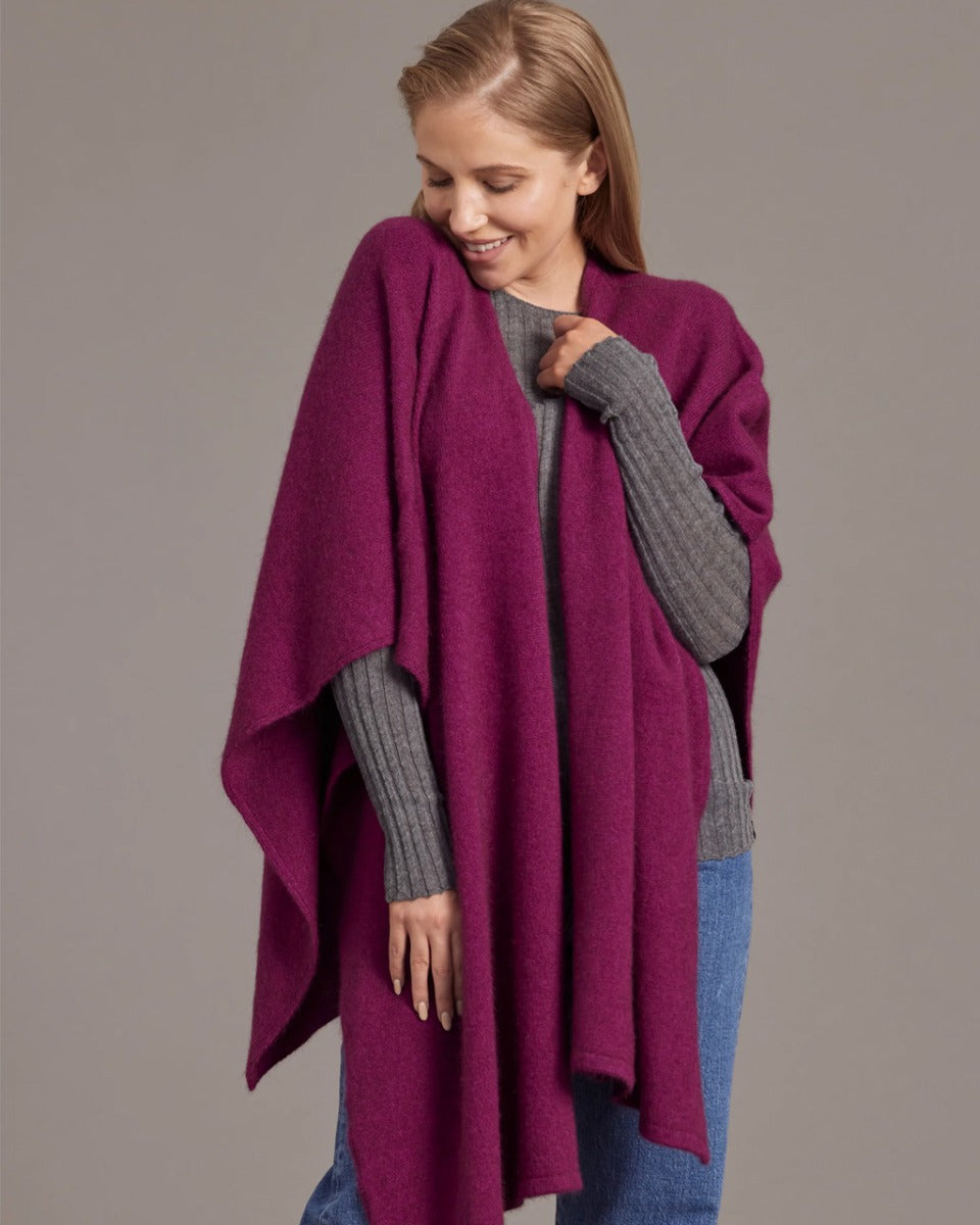 Possum Merino Split Front Wrap