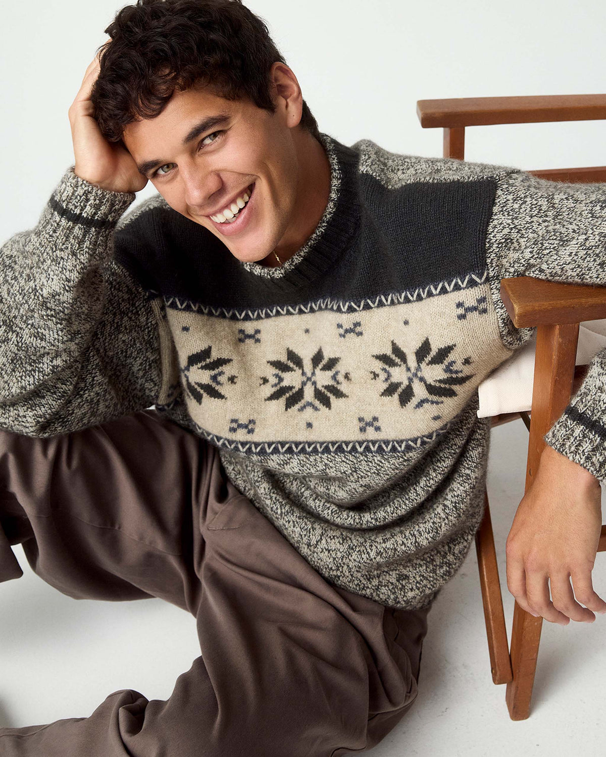 Possum Merino Heritage Alpine Sweater