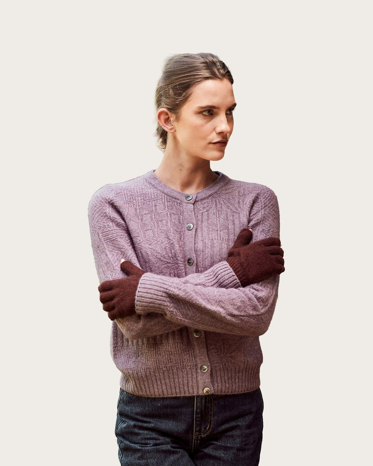 Possum Merino Patchwork Cardigan