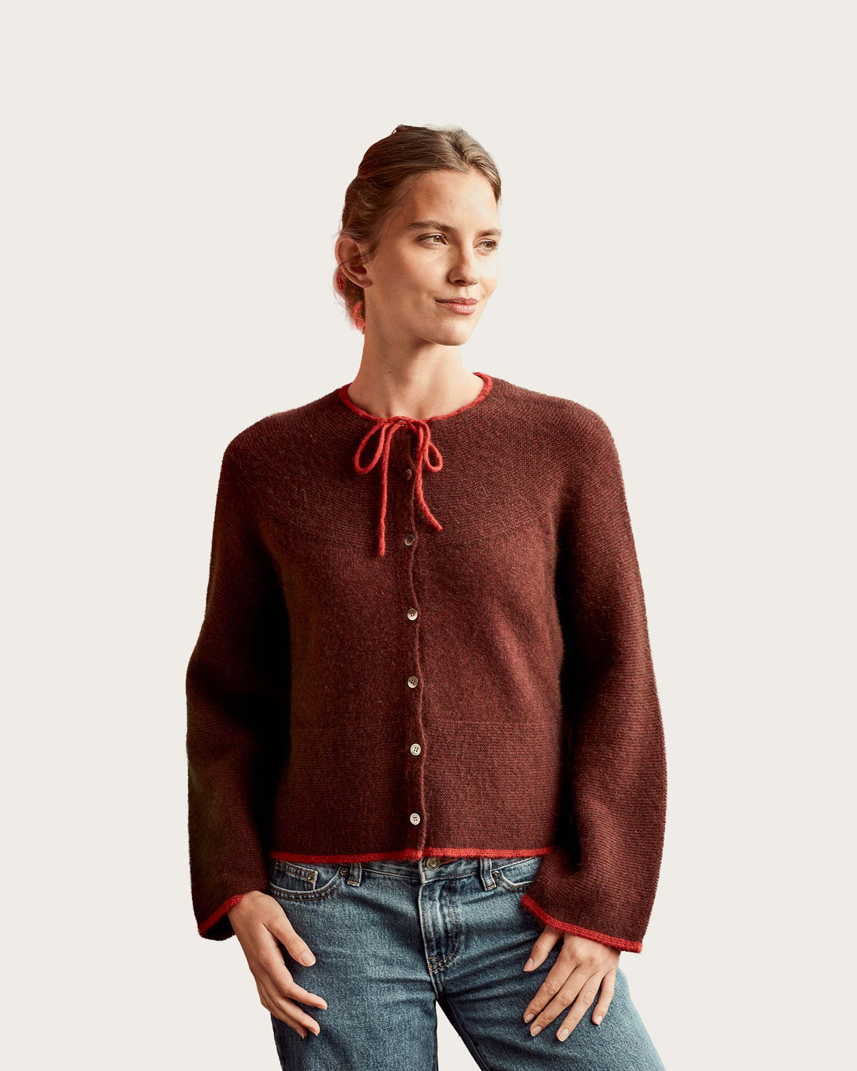 Possum Merino Garter Stitch Cardigan