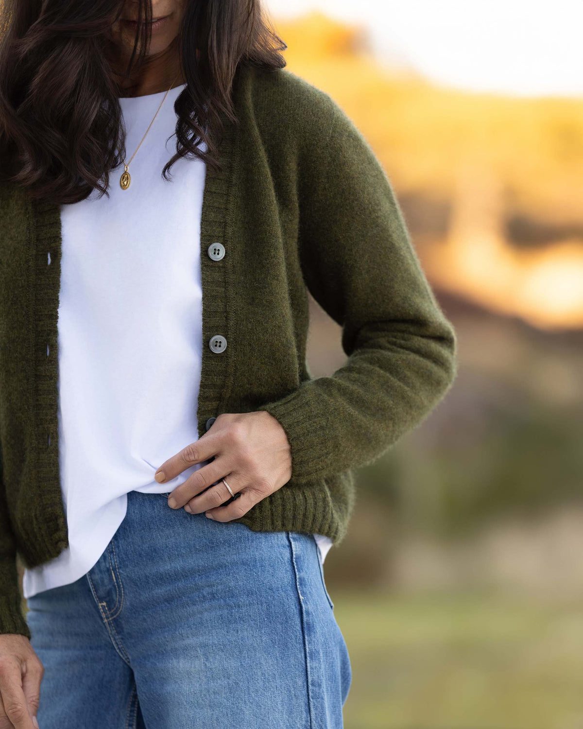 Possum Merino Ember Cardigan