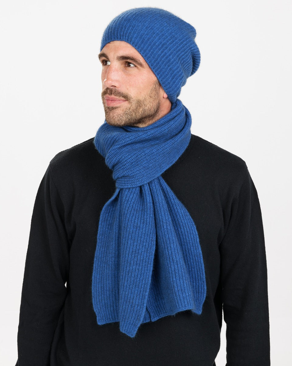 Possum Merino Ribbed Slouch Beanie