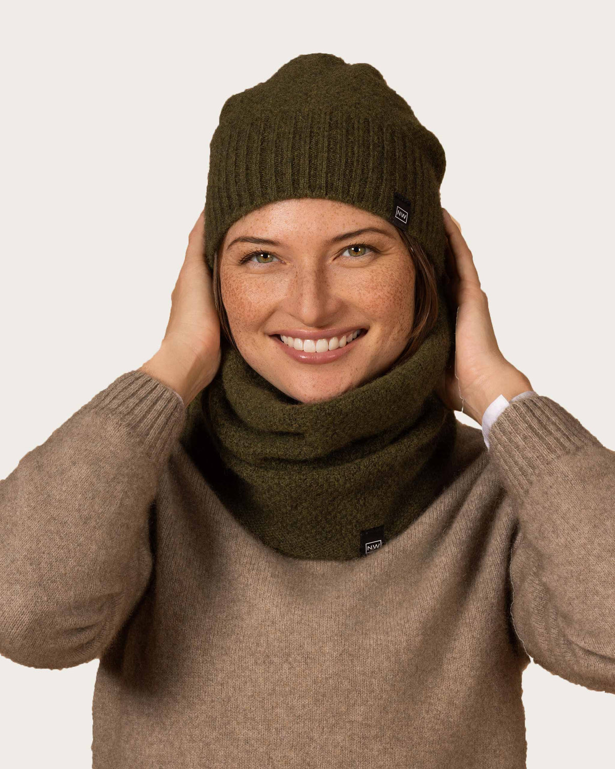 Possum Merino Moss Slouch Beanie