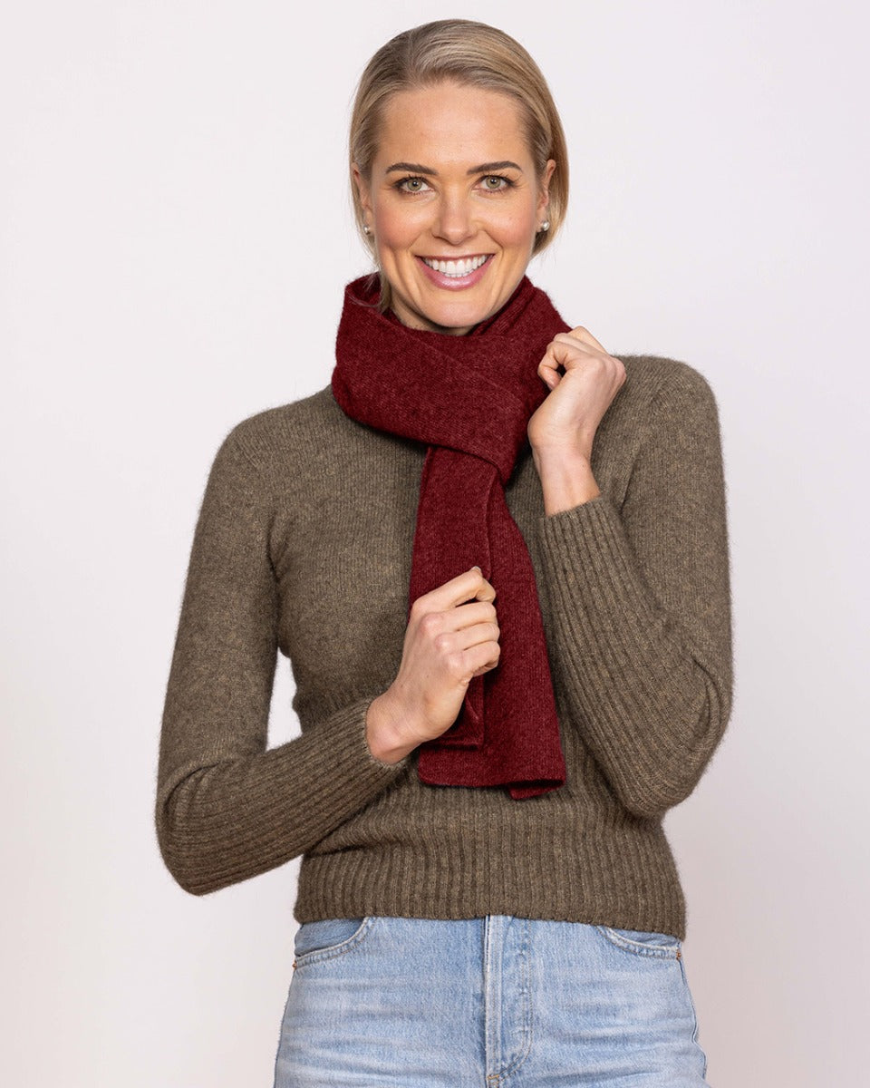 Possum Merino Plain Scarf