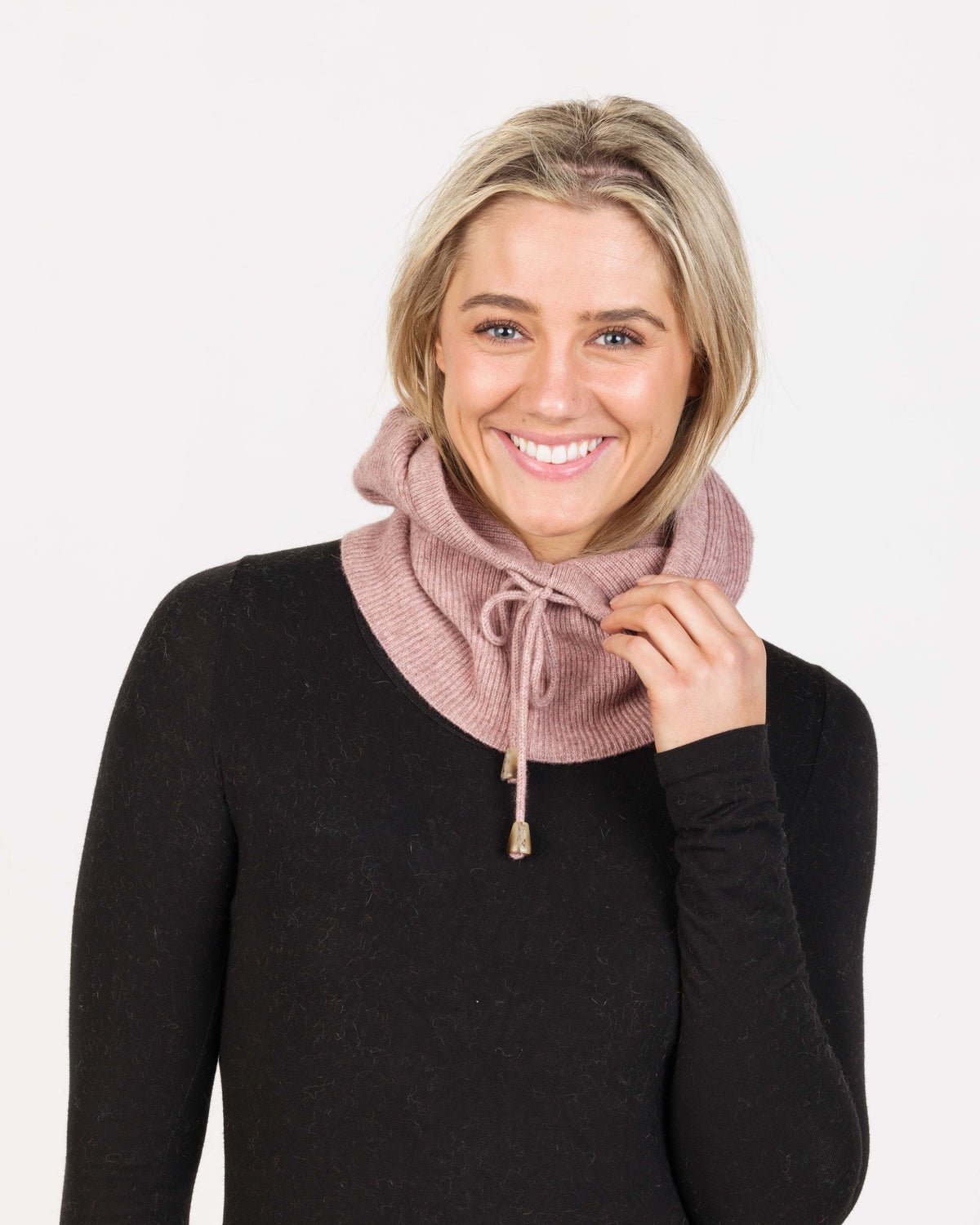 Possum Merino Scarf with Hood