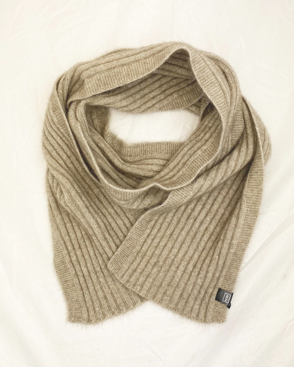 Possum Merino Rib Scarf