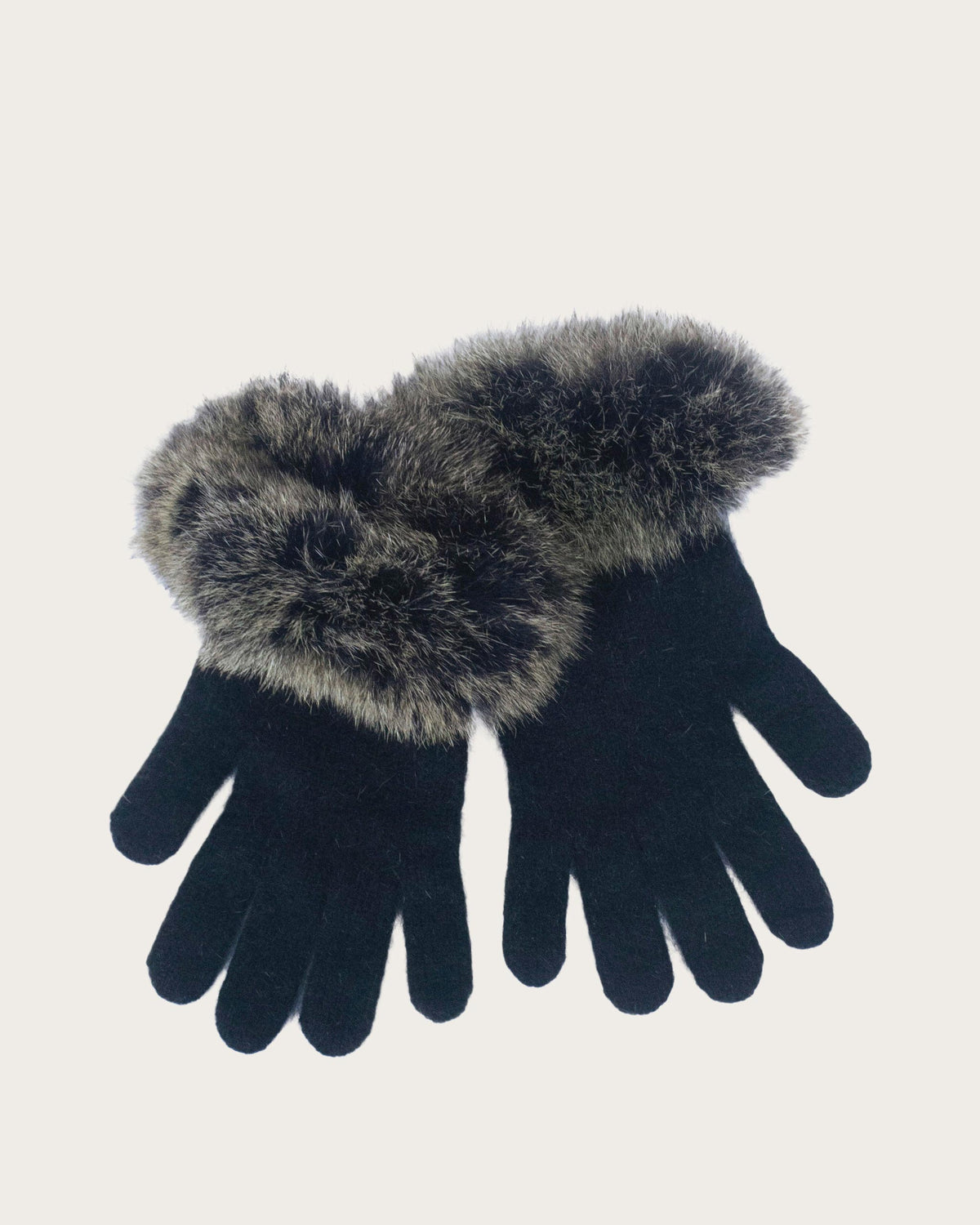 Possum Merino Fur Trim Gloves