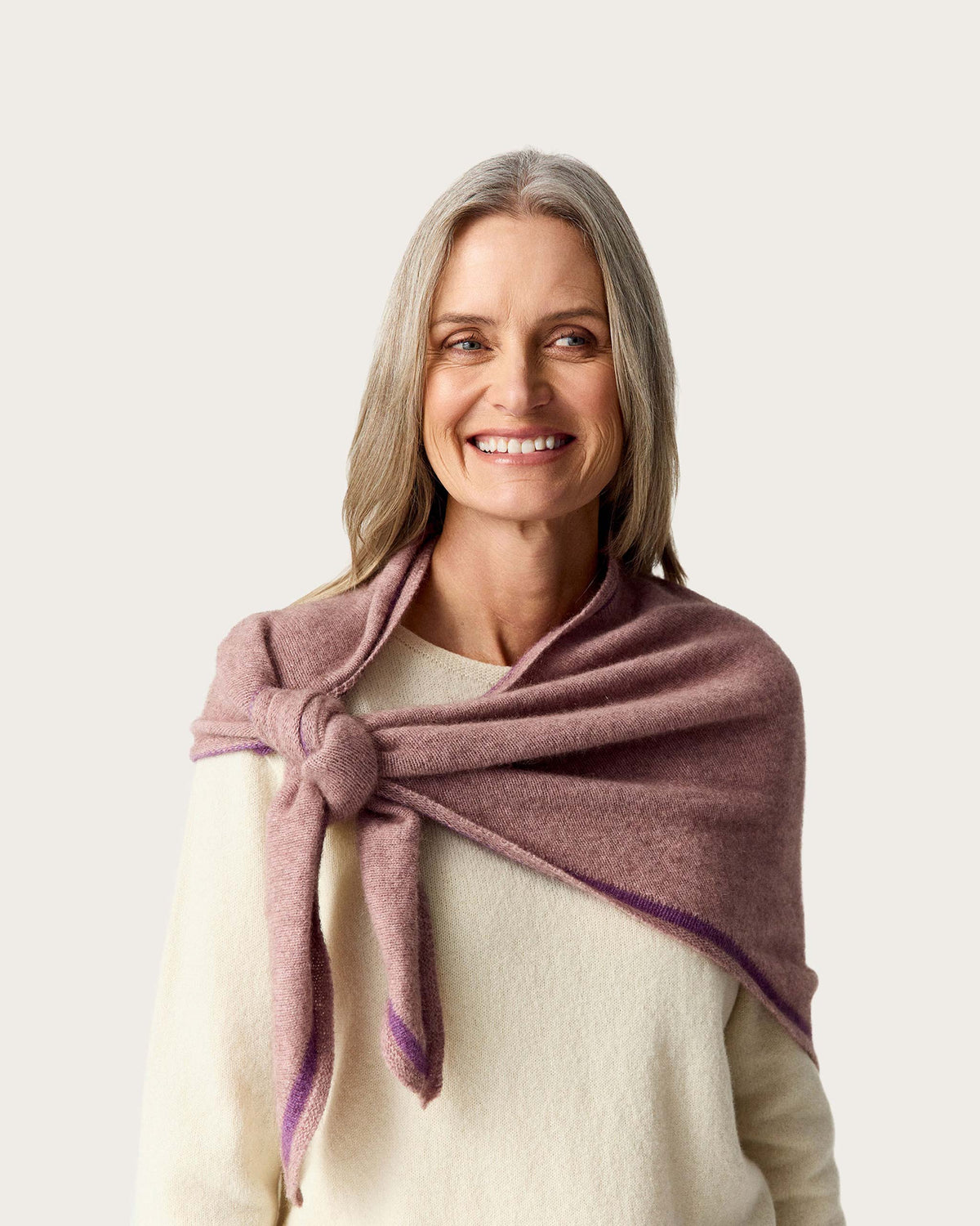 Possum Merino Stripe Kerchief