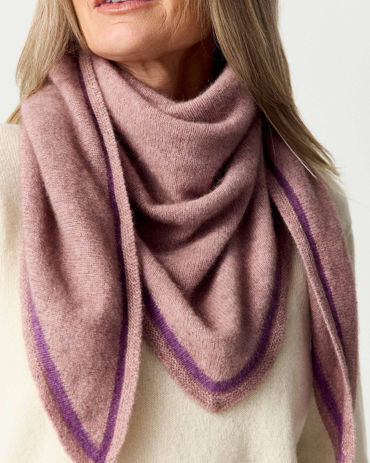 Possum Merino Stripe Kerchief