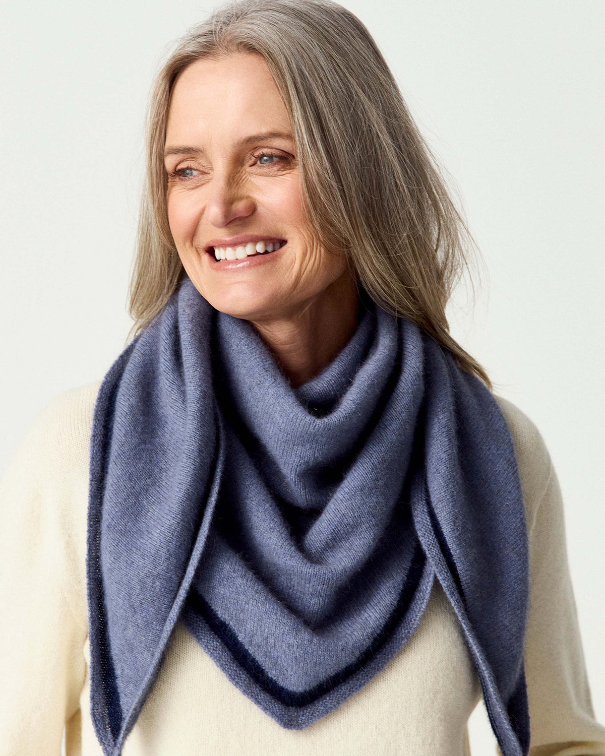 Possum Merino Stripe Kerchief