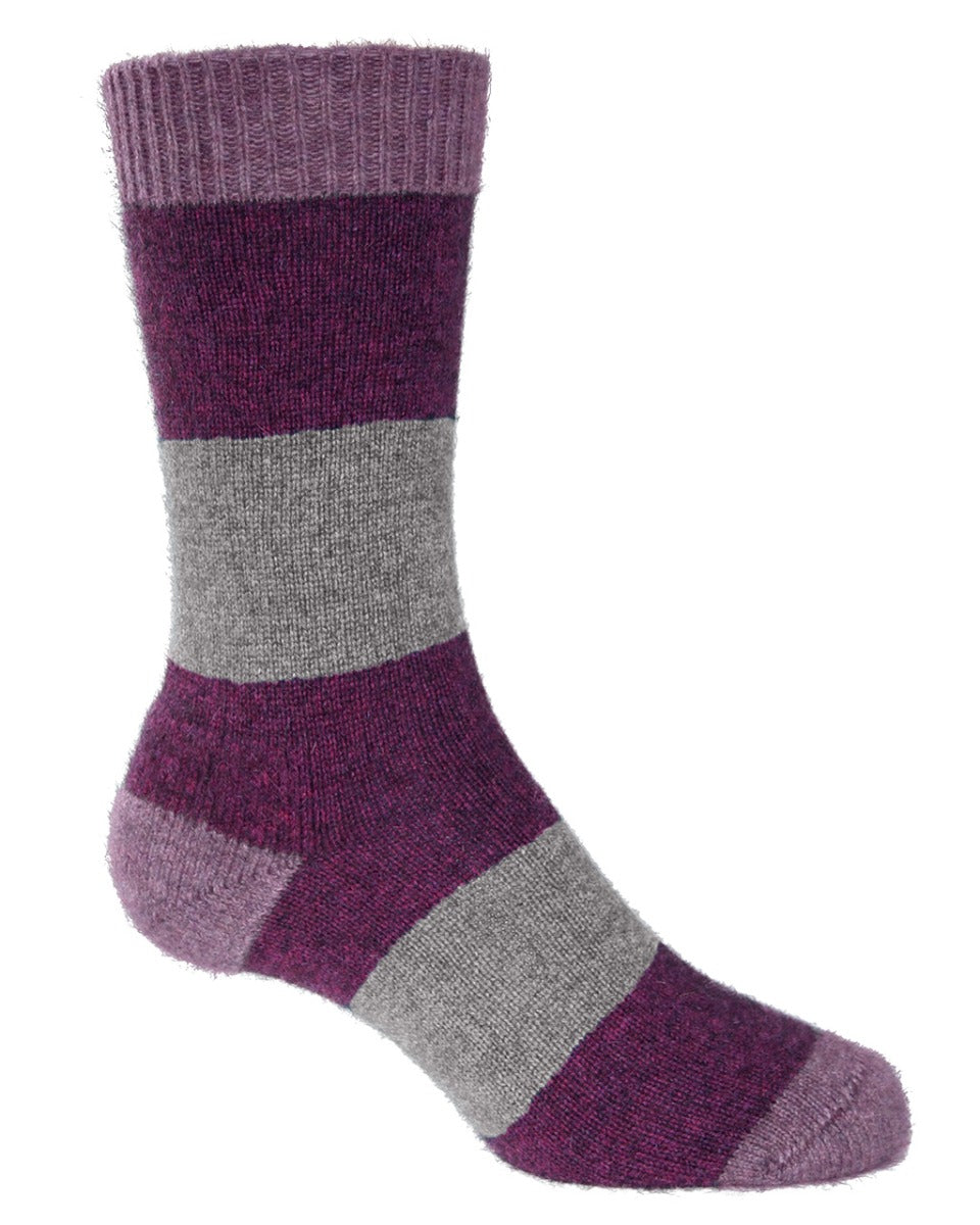 Possum Merino Hoop Socks