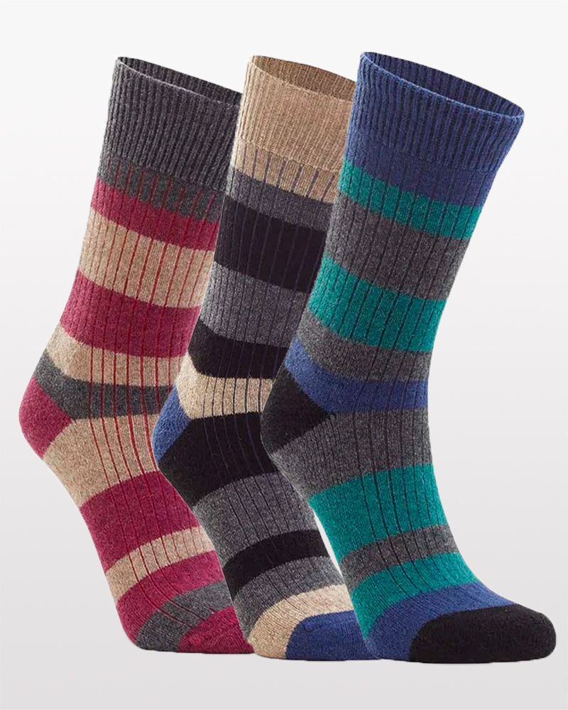 Possum Merino Rib Cushion Sole Socks