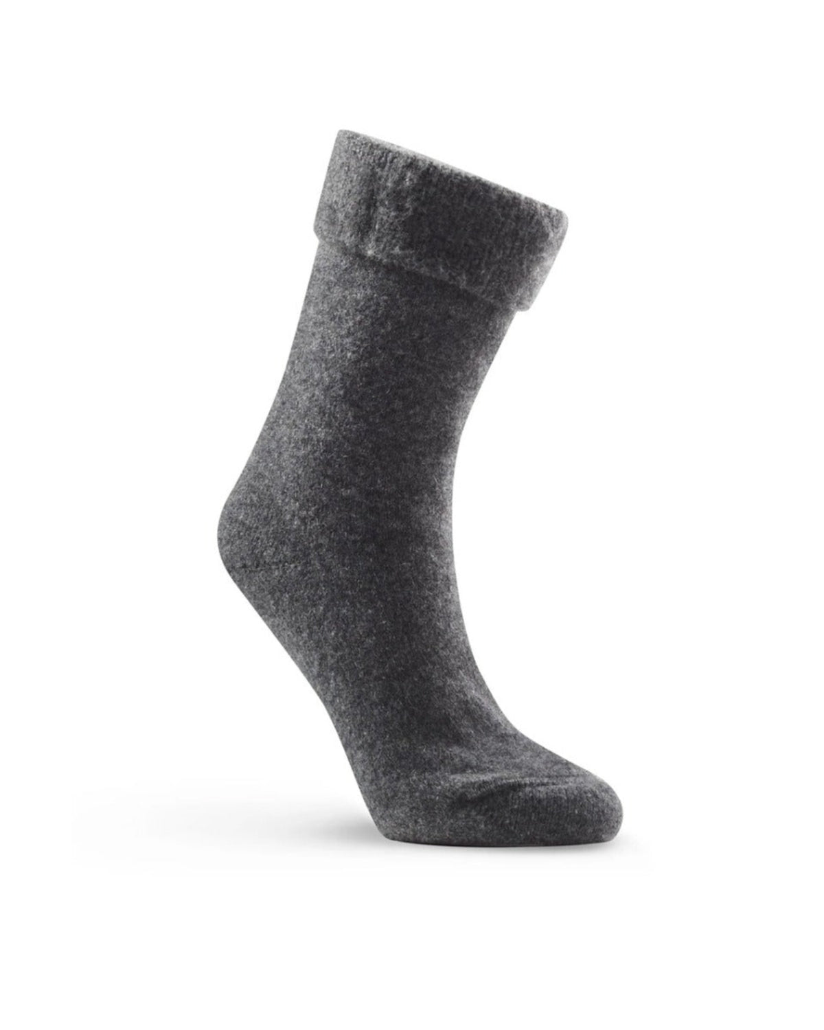 Gray Possum Merino Bed sock on a white background