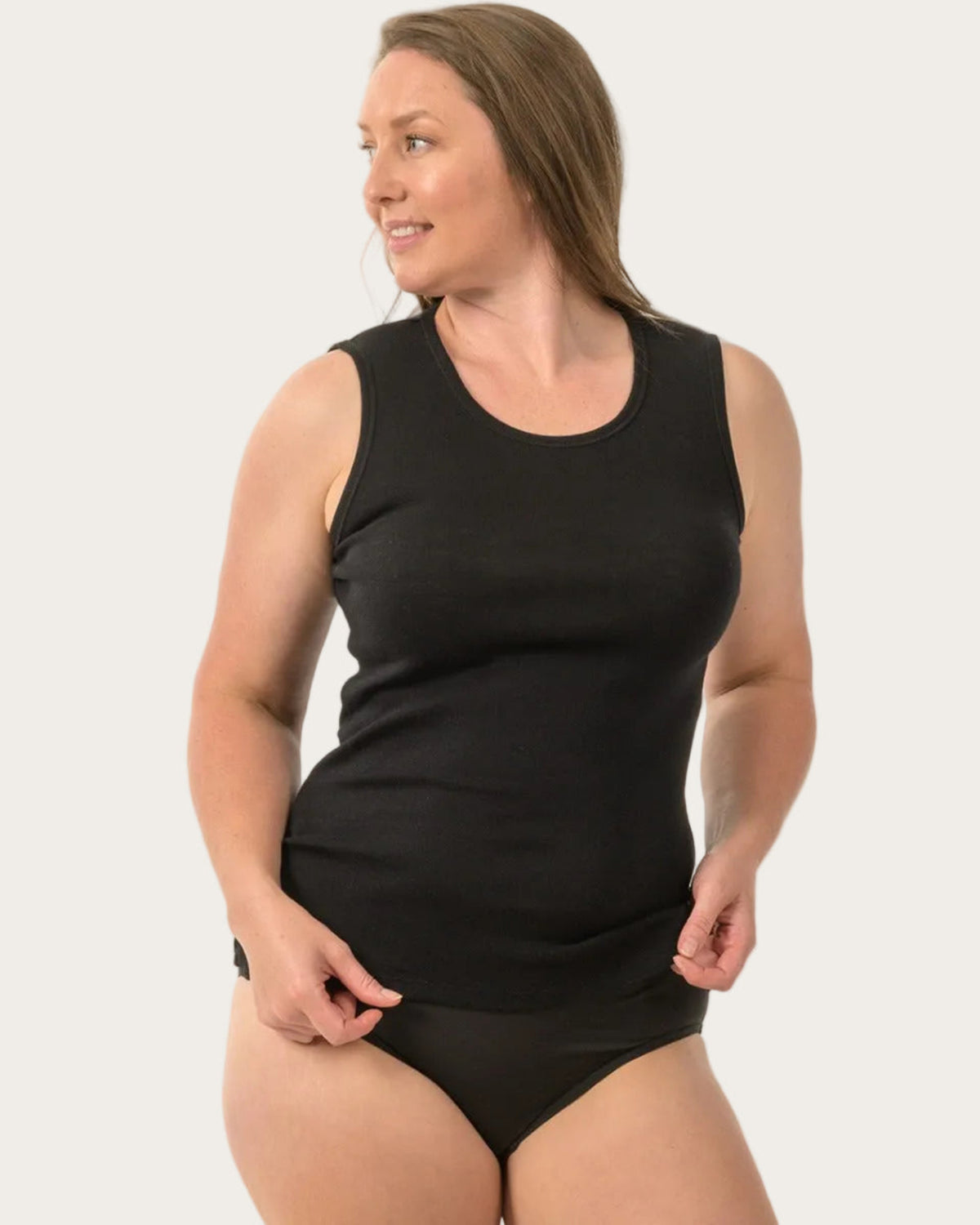 Supersoft Merino Cotton Singlet