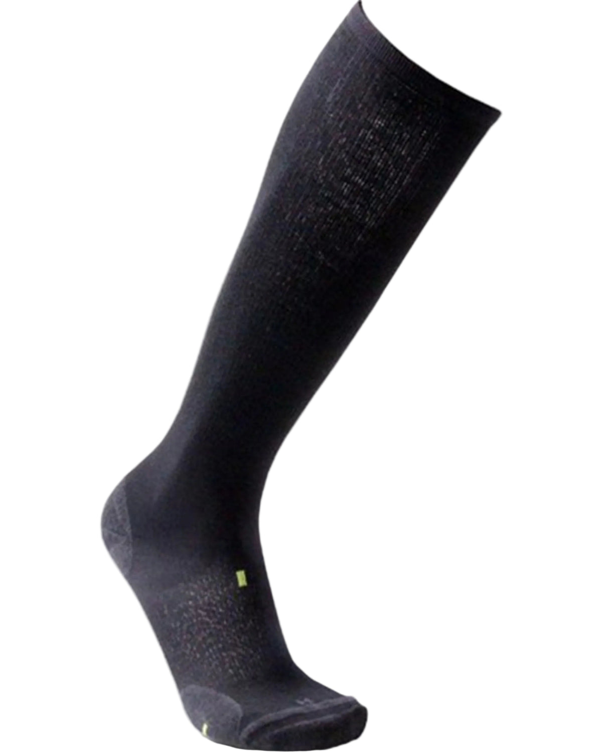 merino Black knee-high sock on a white background