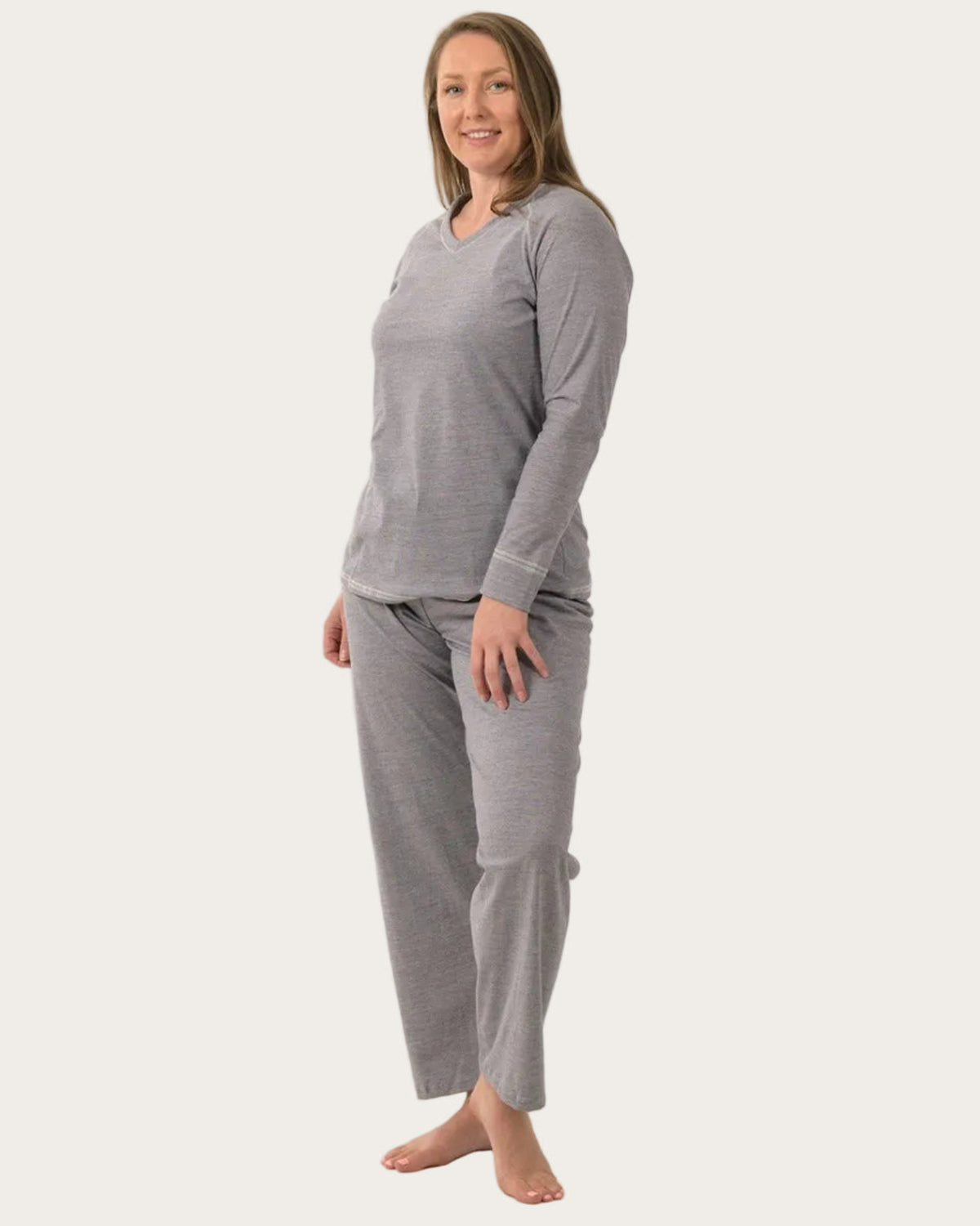 Merino cotton long sleeve PJ Set