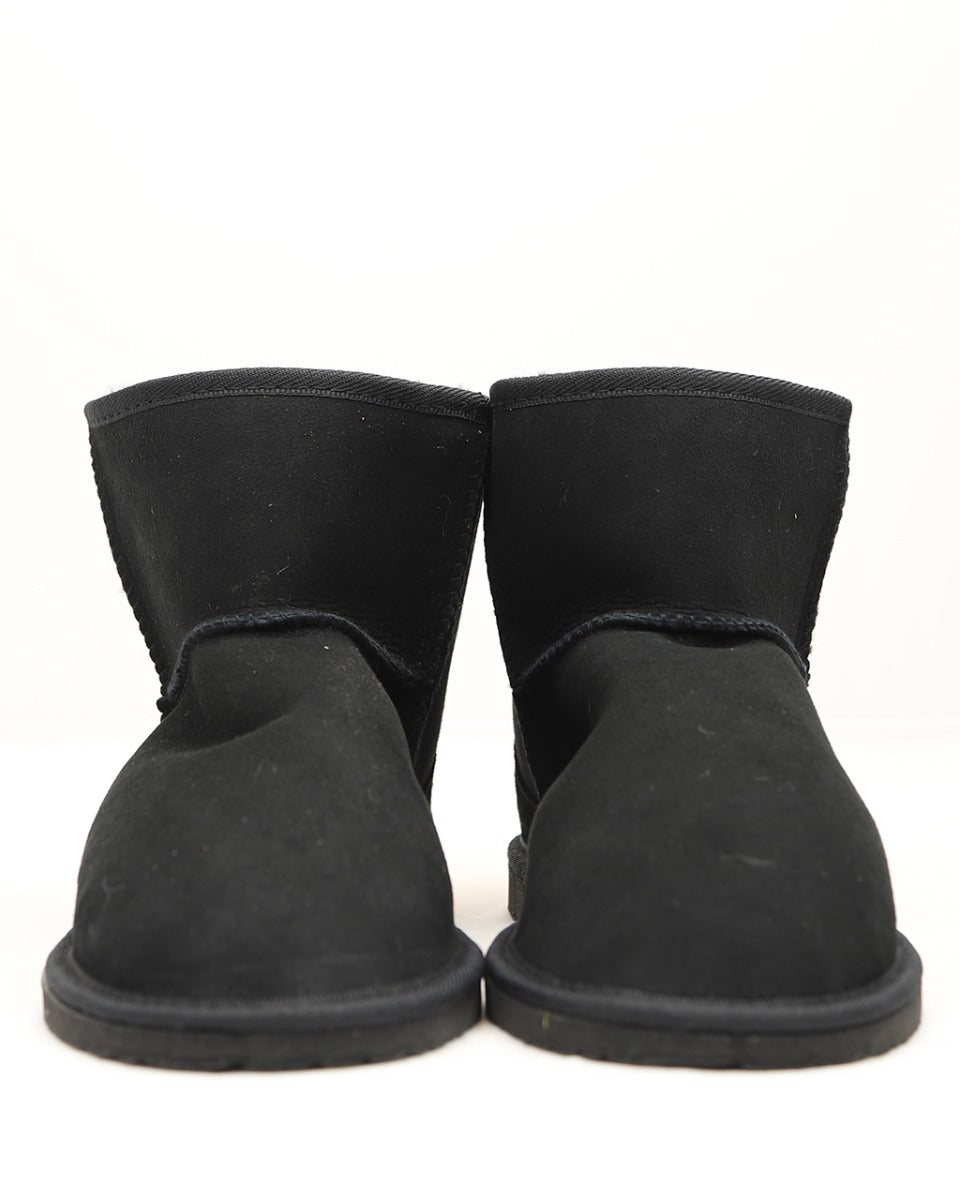 Sheepskin Oxford Ankle Boot