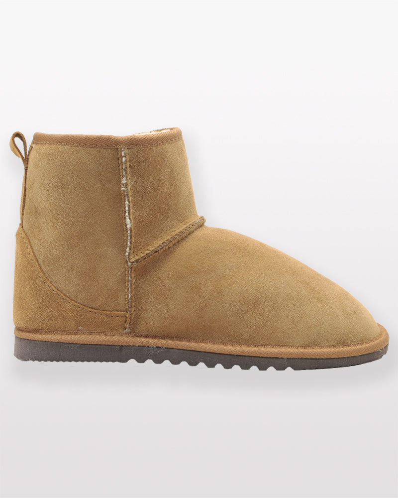 Sheepskin Oxford Ankle Boot