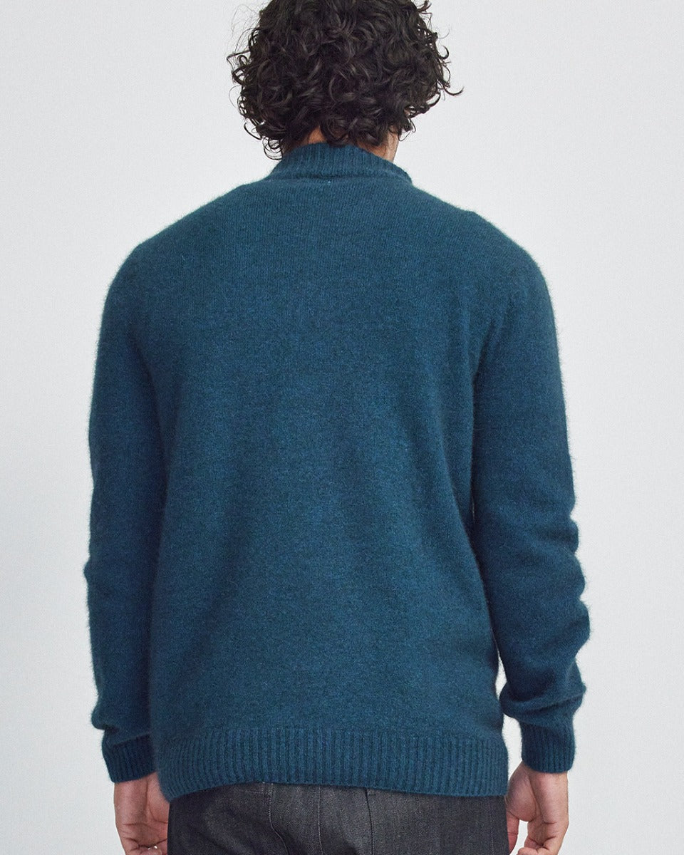 Possum Merino Estuary Half Zip Sweater