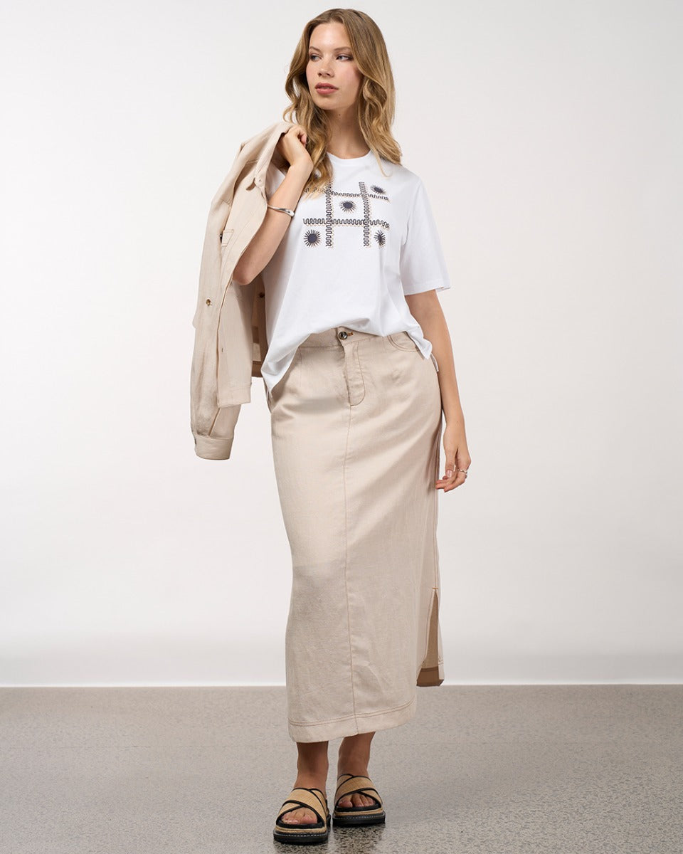 Madly Sweetly Aspect Linen Blend Jacket