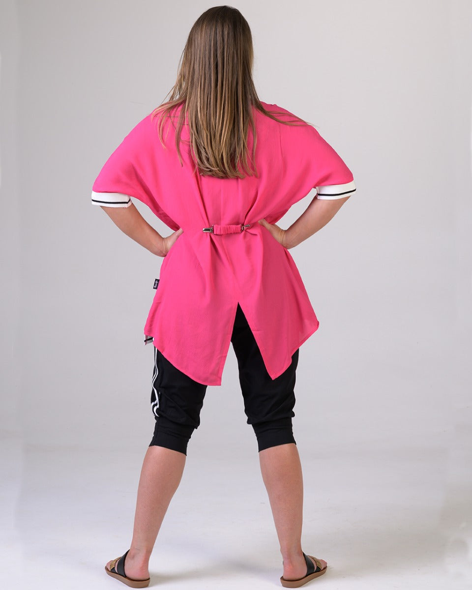 Jellicoe Stripe Trim Top with Pull in Clip