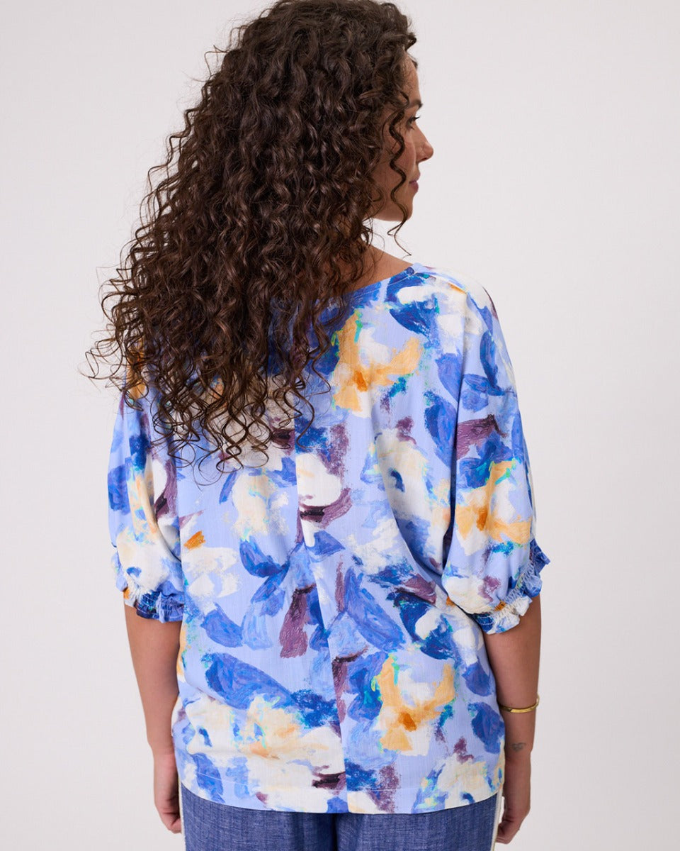 Classified Modena Print Top