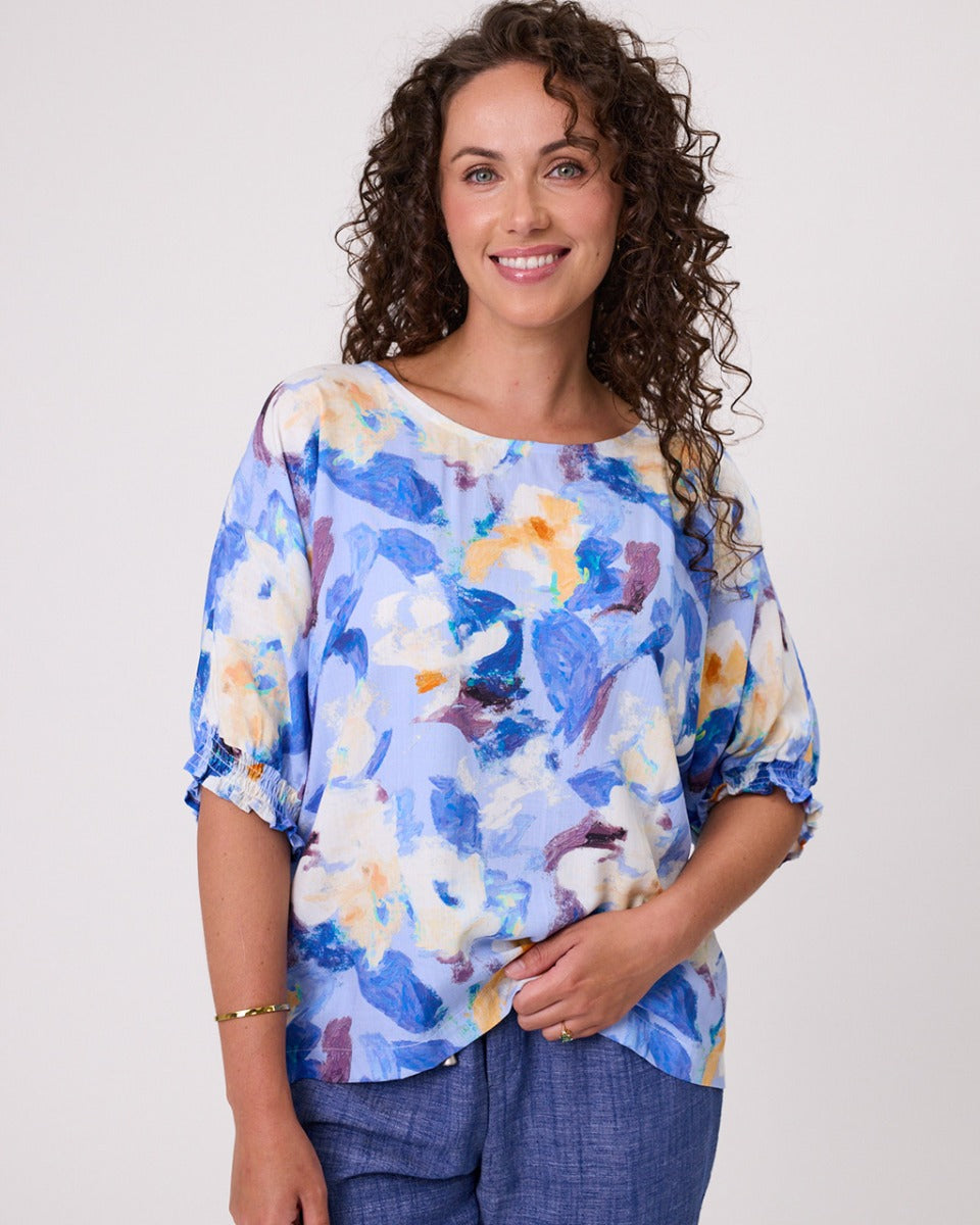 Classified Modena Print Top