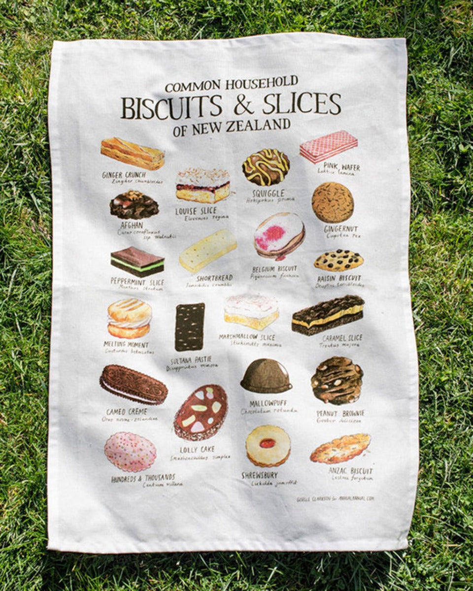 New Zealand Biscuits Tea Towel