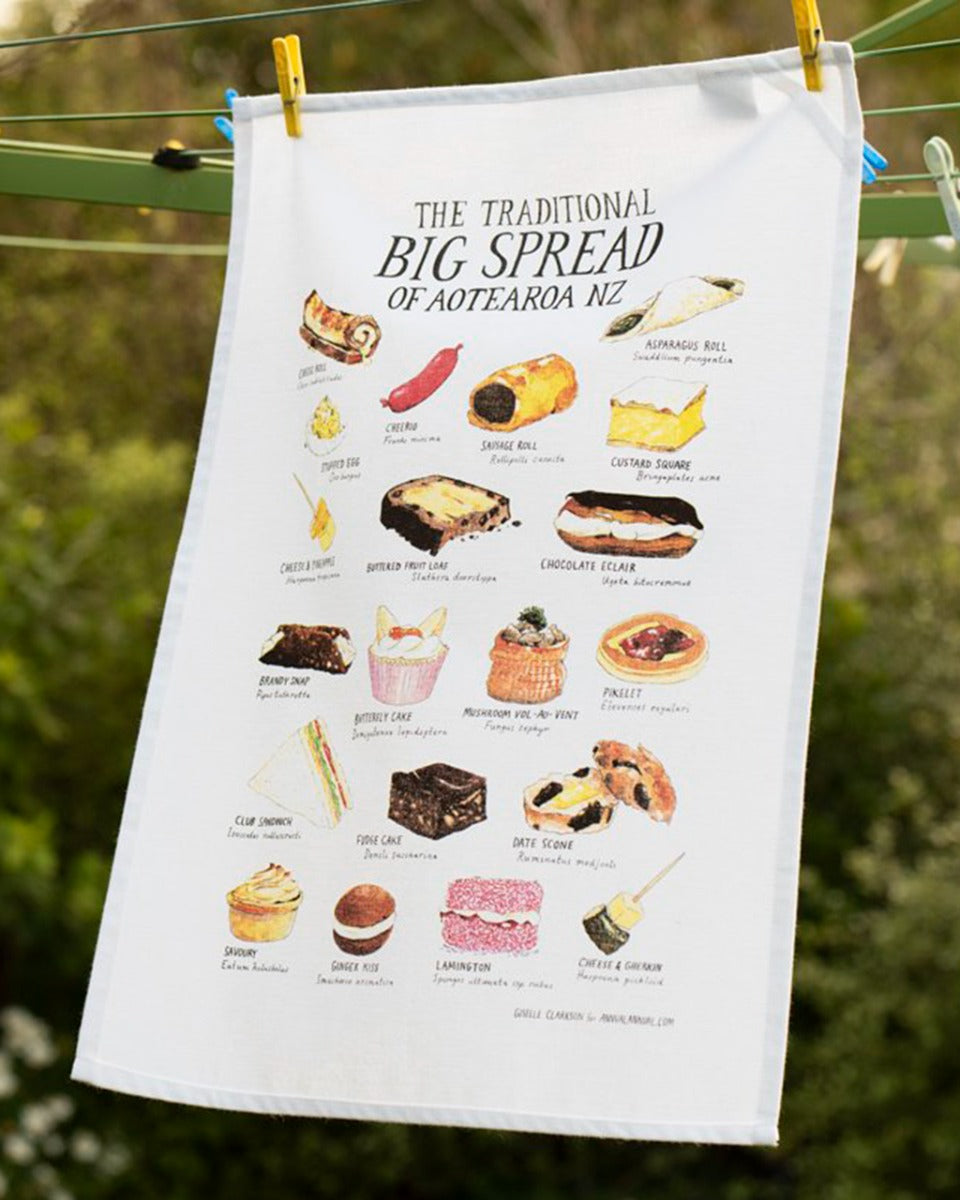 New Zealand Big Spread Tea Towel