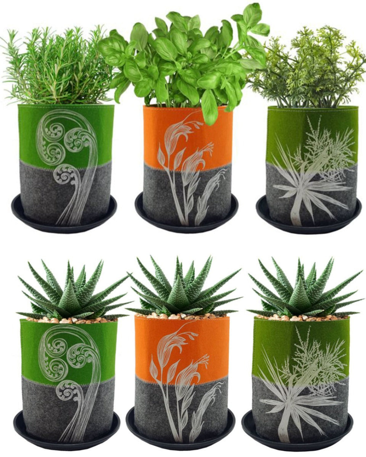 eco felt planter 