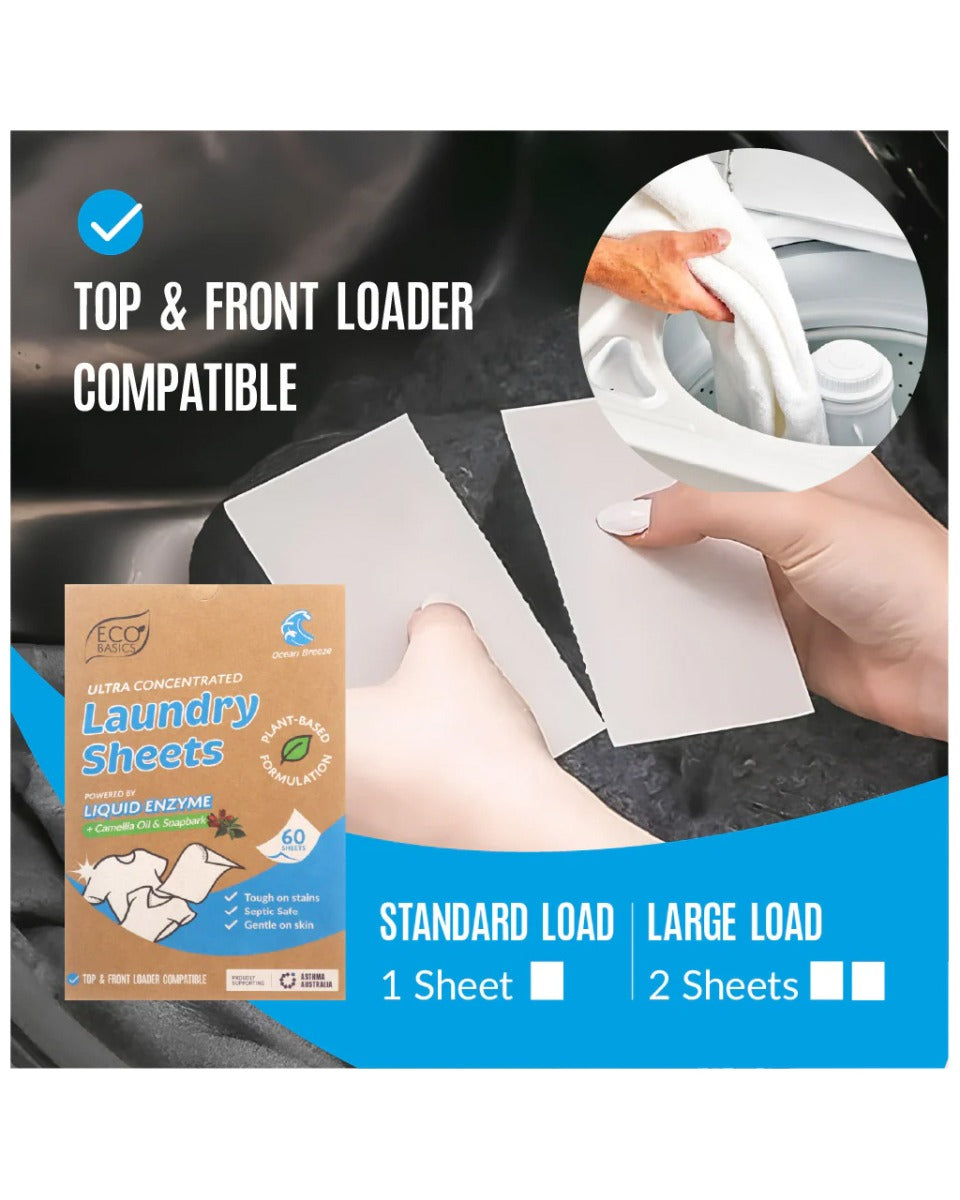 Eco Basics Laundry Sheets 60pk