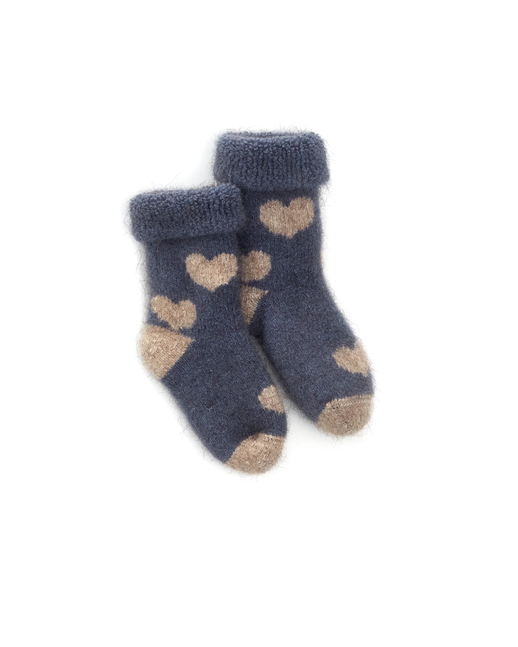 Possum Merino Baby Heart Socks