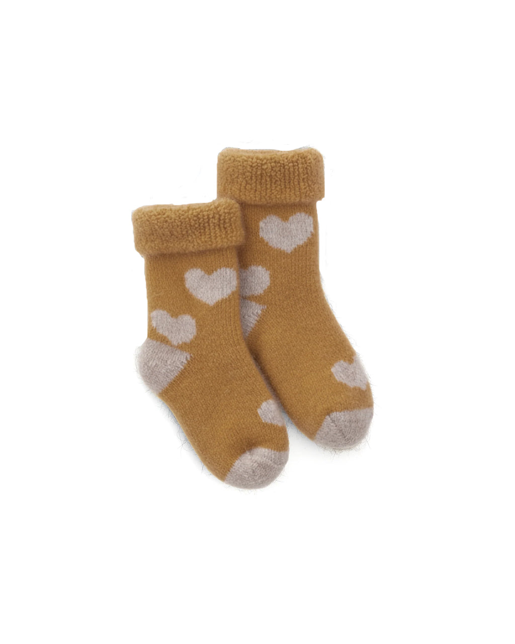 Possum Merino Baby Heart Socks
