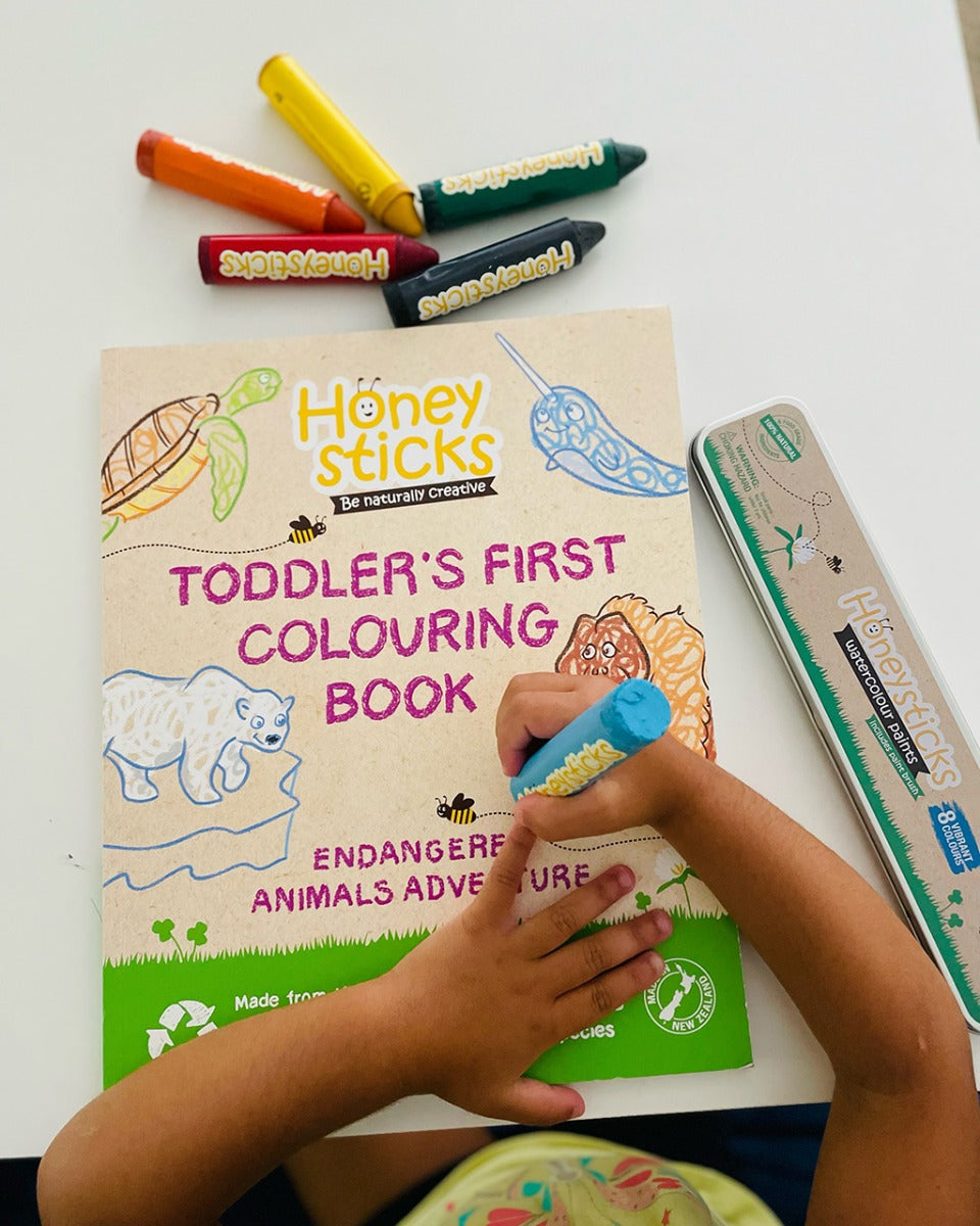 Toddlers First Colouring Book