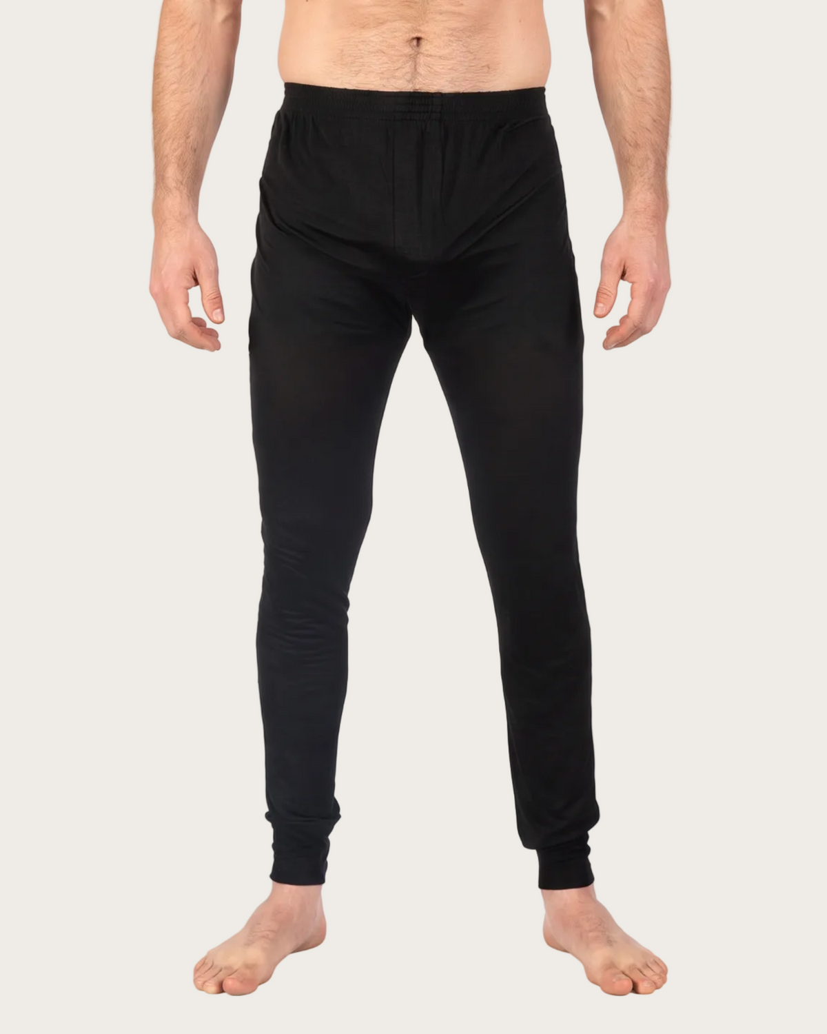 Silk Men's Long Underwear Leggings