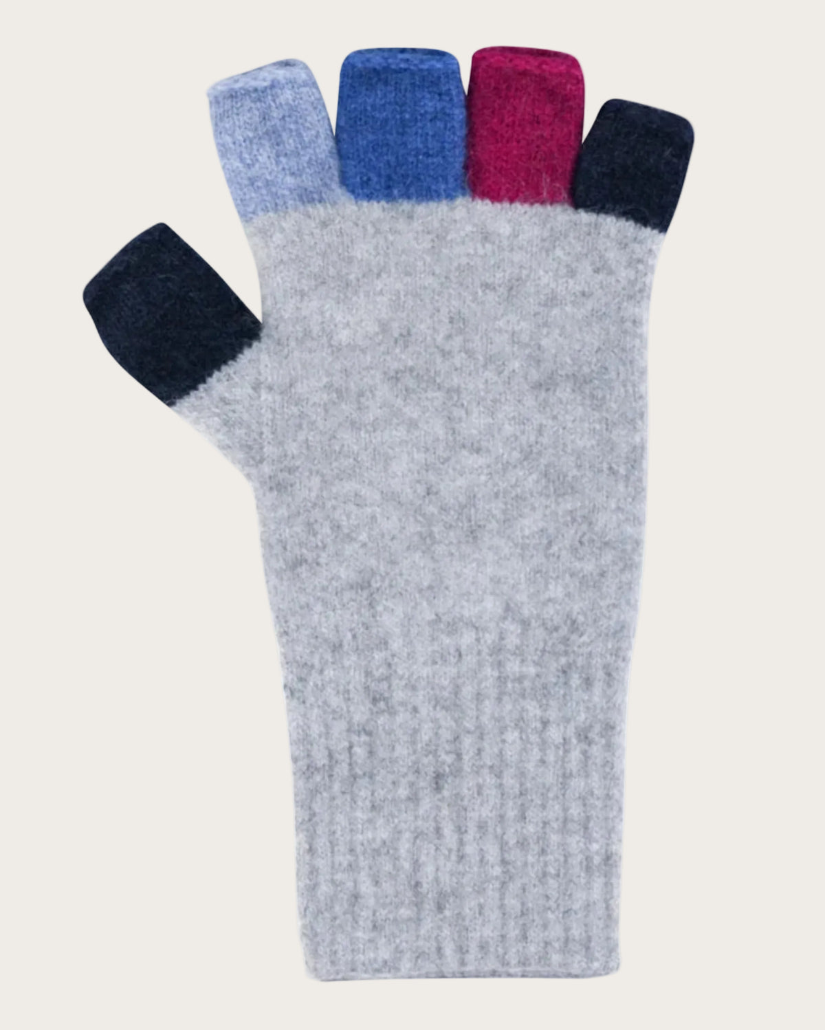 Possum Merino Multicolour Fingerless Gloves