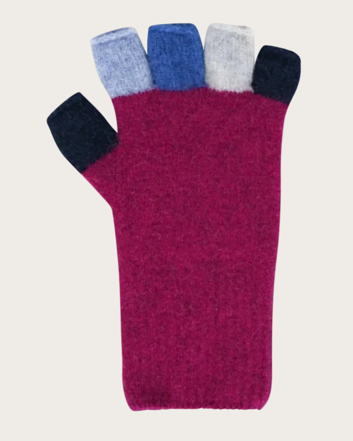 Possum Merino Multicolour Fingerless Gloves